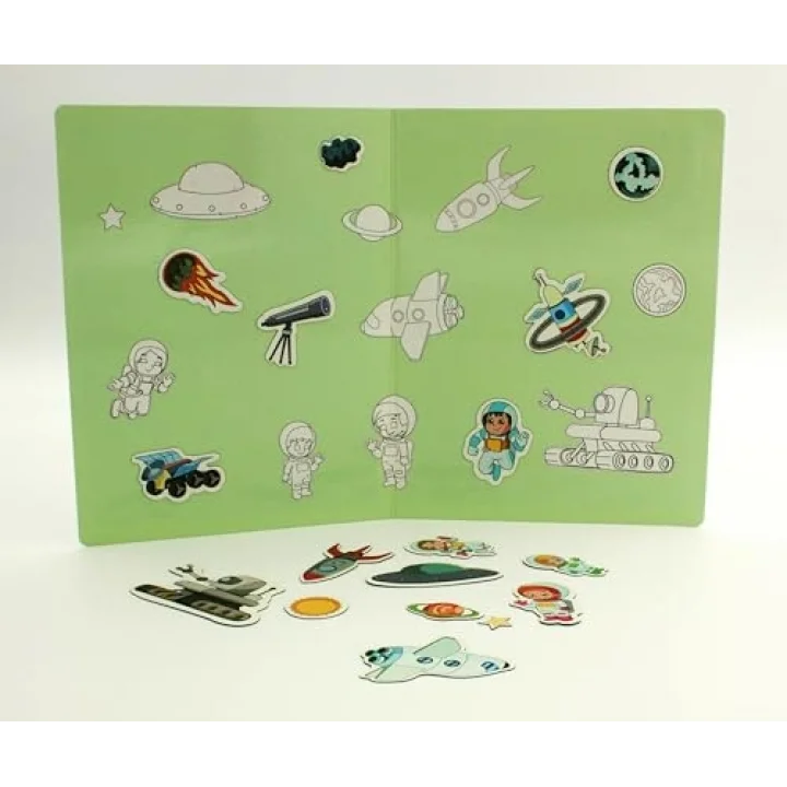 Space World Manyetik Hikaye Oluşturma Kutu Oyunu