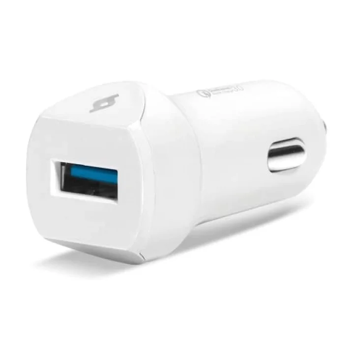 SpeedCharger QC 3.0 Type-C 120cm Kablolu Araç Şarj Aleti - Beyaz (2CKQC01C)