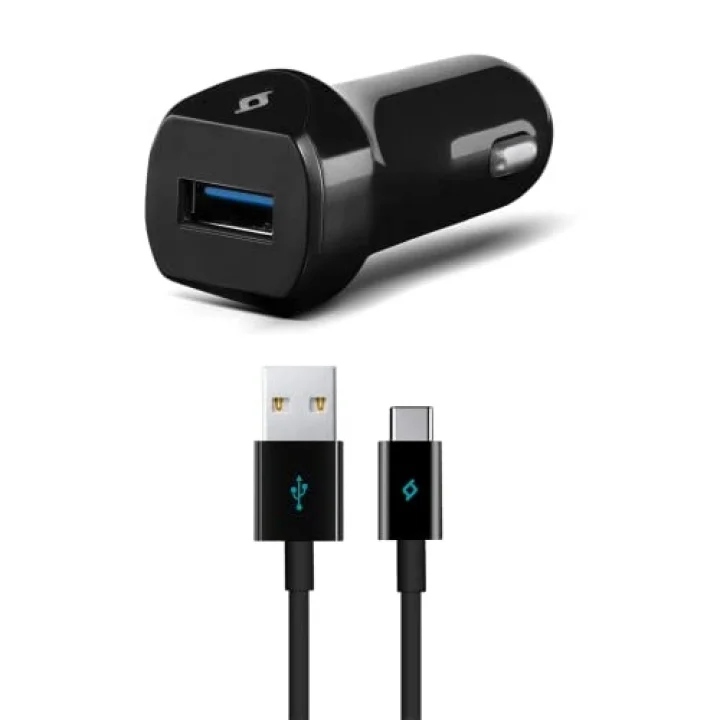SpeedCharger QC 3.0 Type-C 120cm Kablolu Araç Şarj Aleti - Beyaz (2CKQC01C)
