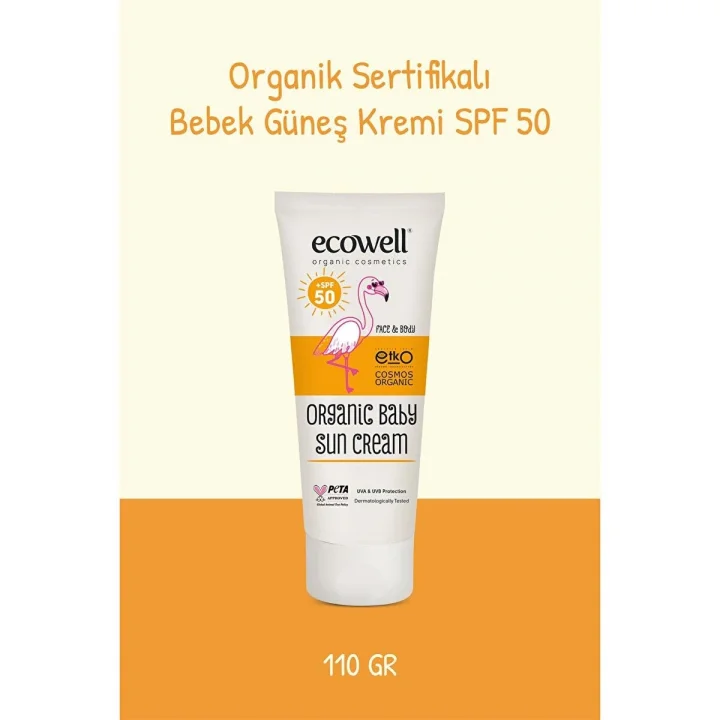 SPF 50 Organik Bebek Güneş Kremi (110 g)