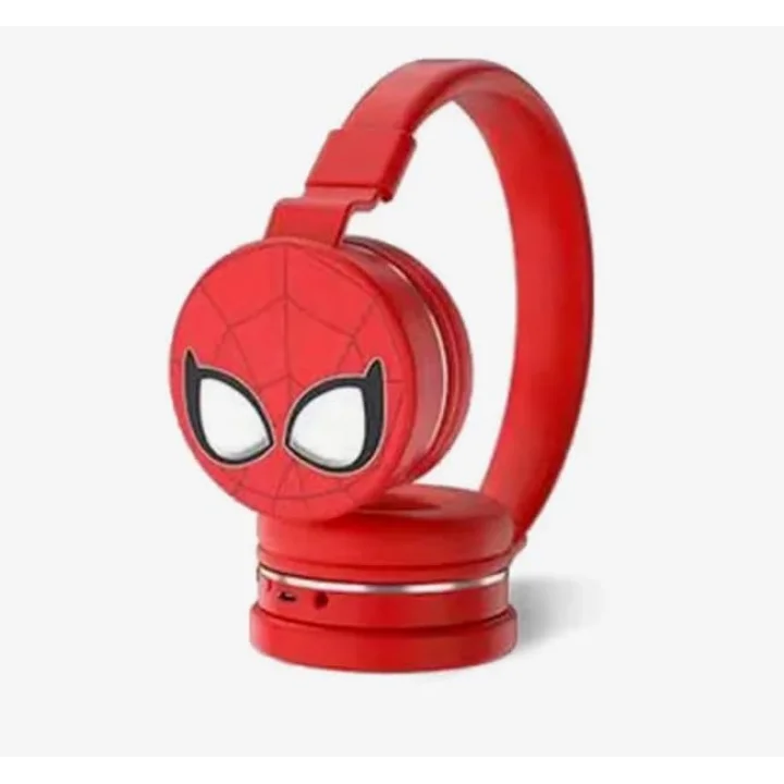 Spiderman Örümcek Adam Kablosuz Bluetooth Katlanabilir Kulaküstü Kulaklık Yeni