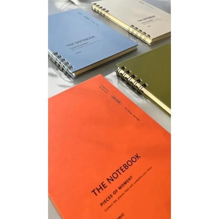 Spiralli 80 Yaprak Noktalı A5 Defter, Not Defteri, Okul Defteri, 4 Farklı Renk Seçeneği (04 Orange Coral)
