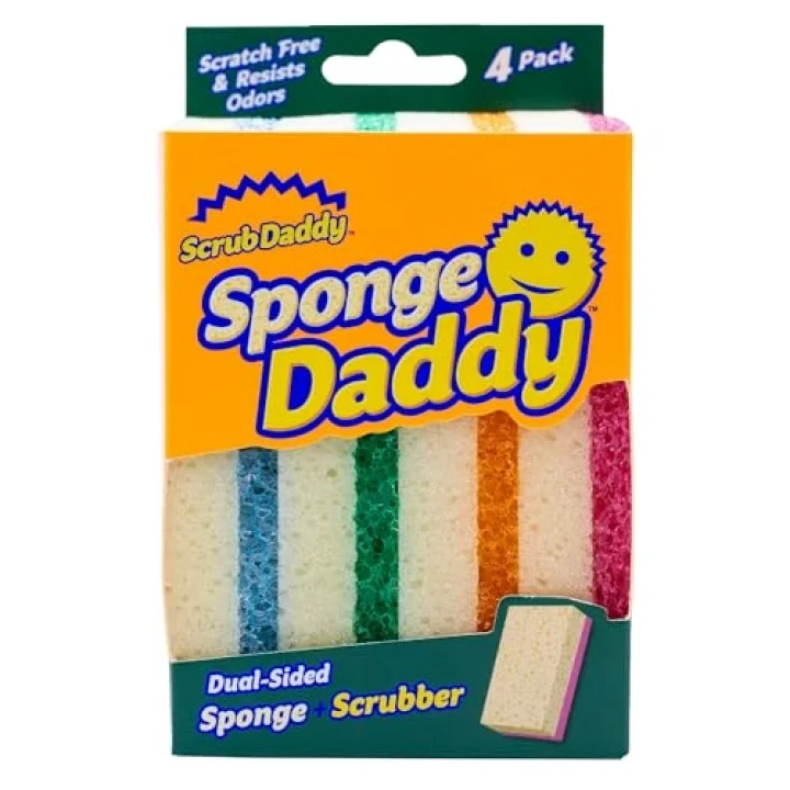 Sponge Daddy Bulaşık Süngeri (4lü Paket)