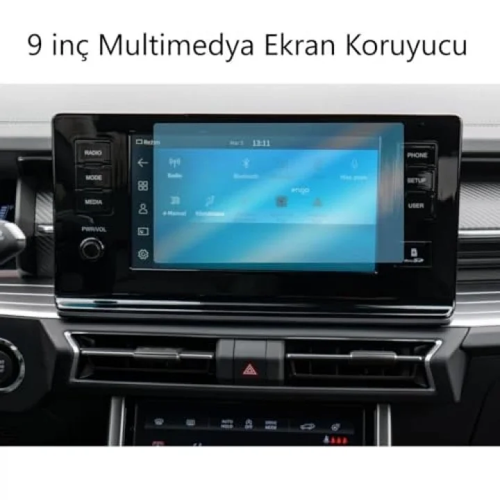 Ssangyong Torres İle Uyumlu Ekran Koruyucu Multimedya Klima Ve Gösterge