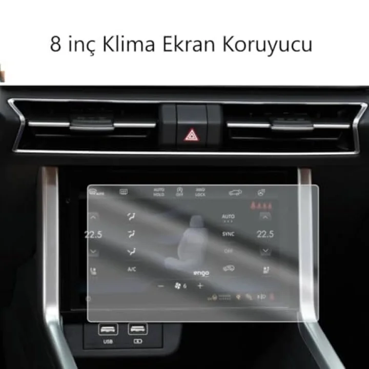 Ssangyong Torres İle Uyumlu Mat Ekran Koruyucu Multimedya Ve Gösterge