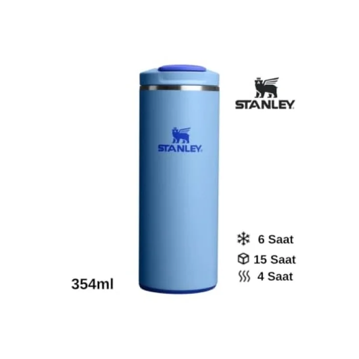 Stanley The Transit Fliptop Mug 0.35 L Termos Kupa Bardak Matara Mavi, 10-13063-0052