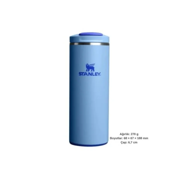 Stanley The Transit Fliptop Mug 0.35 L Termos Kupa Bardak Matara Mavi, 10-13063-0052