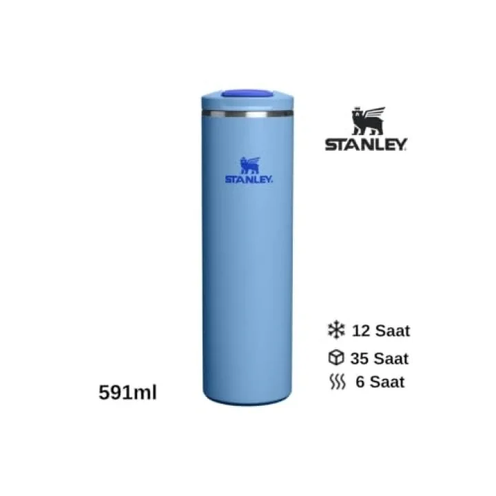 Stanley The Transit Fliptop Mug 0.59 L Termos Kupa Bardak Matara Mavi, 10-13061-0026