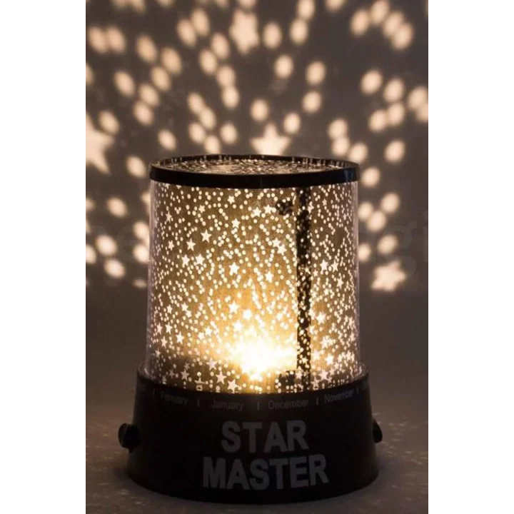 Star Master Yıldız Yansıtmalı Gece Lambası Projeksiyon Bebek Odası Lamba Dekoratif Lamba