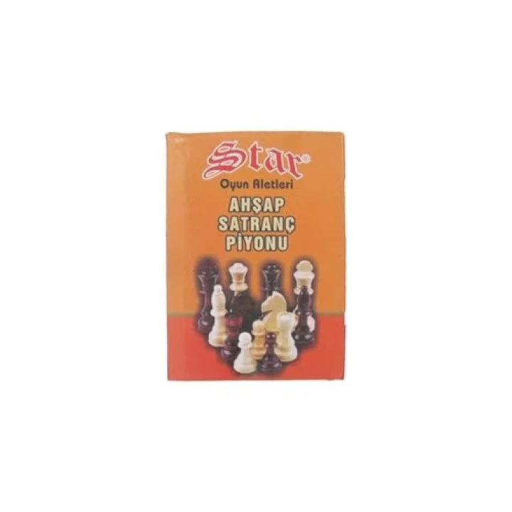 Star Oyun Star Satranç Piyonu Ahşap No:3
