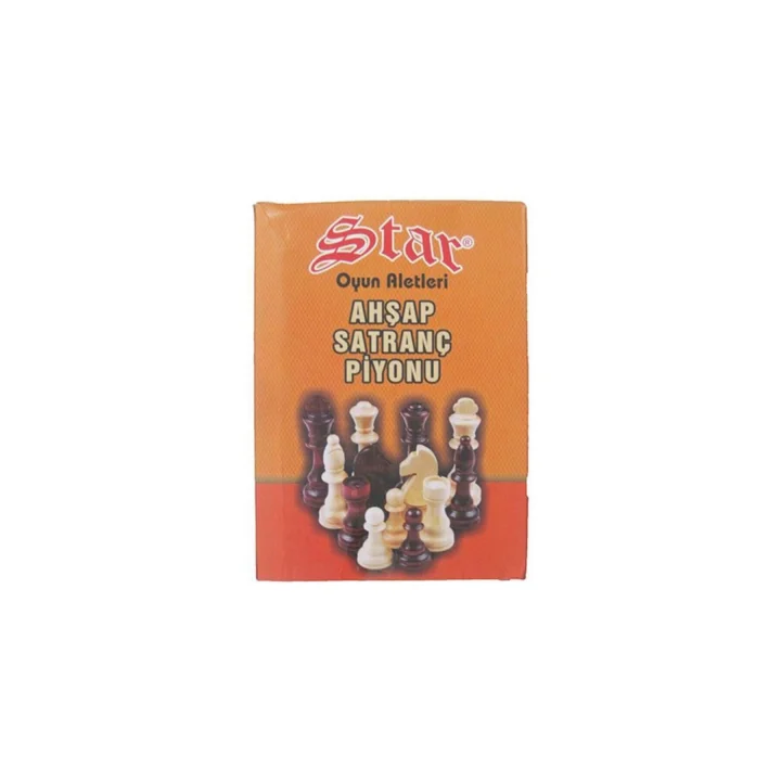 Star Oyun Star Satranç Piyonu Ahşap No:3