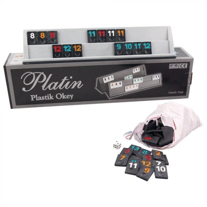 Star Platin Plastik Okey Takımı