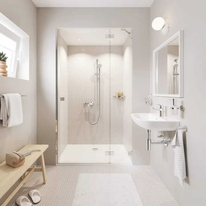 Start Cosmopolitan Köşe Duş Sepeti | Duş Rafı | Duş/Banyo Aksesuarları | Krom | 41172000