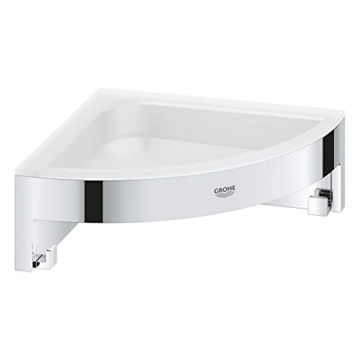 Start Cube QuickFix Köşe Duş Rafı | Duş/Banyo Aksesuarları | Krom | 41106000