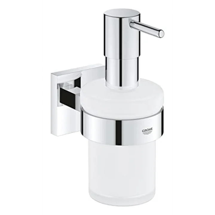 Start Cube QuickFix Sıvı Sabunluk | Duş/Banyo Aksesuarları | Krom | 41098000