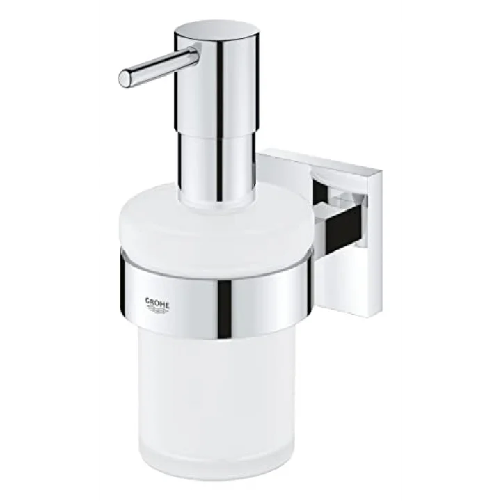 Start Cube QuickFix Sıvı Sabunluk | Duş/Banyo Aksesuarları | Krom | 41098000