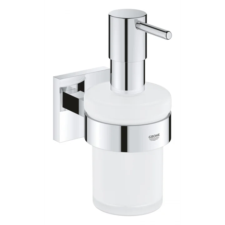 Start Cube QuickFix Sıvı Sabunluk | Duş/Banyo Aksesuarları | Krom | 41098000