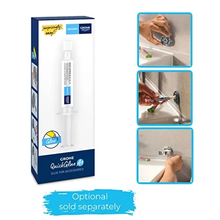 Start Cube QuickFix Tuvalet Fırçası Seti, Duş/Banyo Aksesuarları, Krom, 40977000