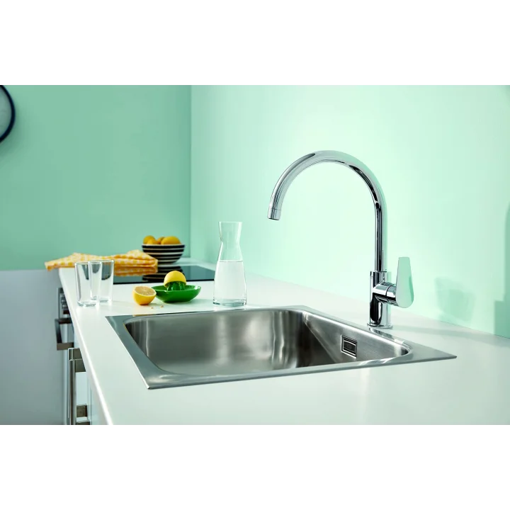 Start Edge Eviye Bataryası | 360° Dönüş Açısı | Krom | 30529001