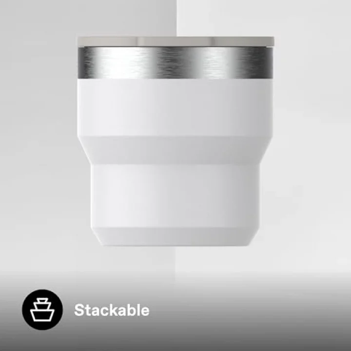 Stay-Hot Termos Bardak 0.29 Litre - Beyaz (Frost) | Paslanmaz Çelik