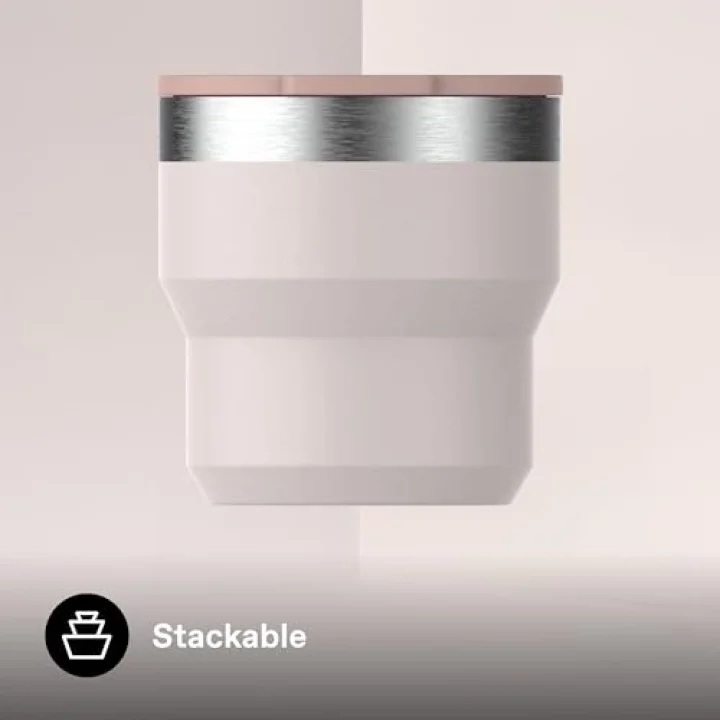 Stay-Hot Termos Bardak 0.29 Litre - Pembe Kuvars (Rose Quartz) | Paslanmaz Çelik