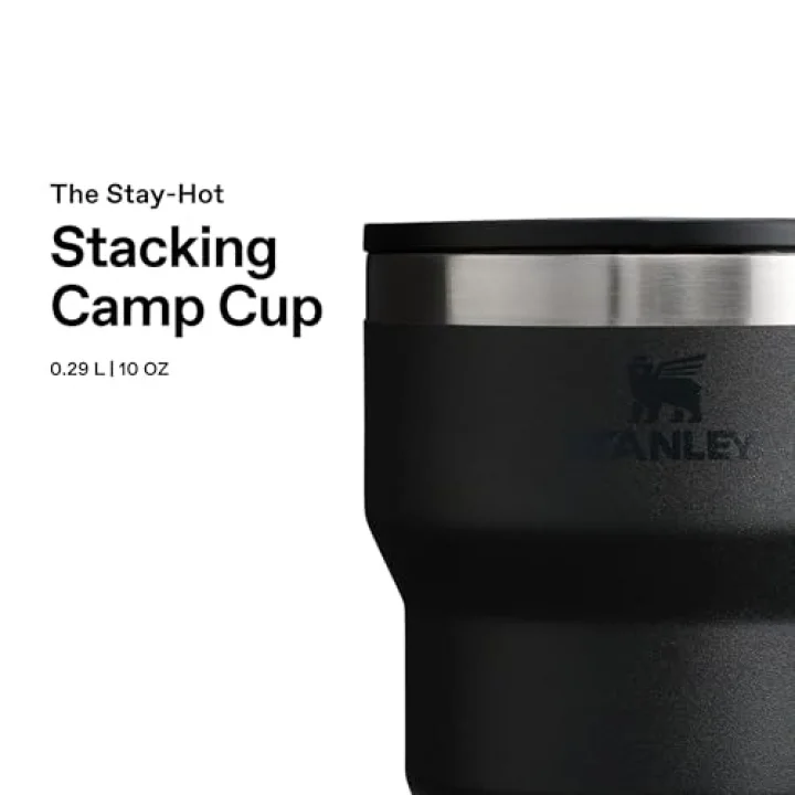 Stay-Hot Termos Bardak 0.29 Litre - Siyah 2.0 | Paslanmaz Çelik