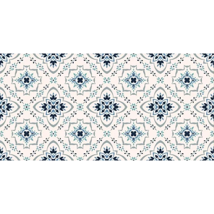 StickerArt Yer Kaplama Zemin Kaplama Folyosu 65x130 cm Talevera Pattern
