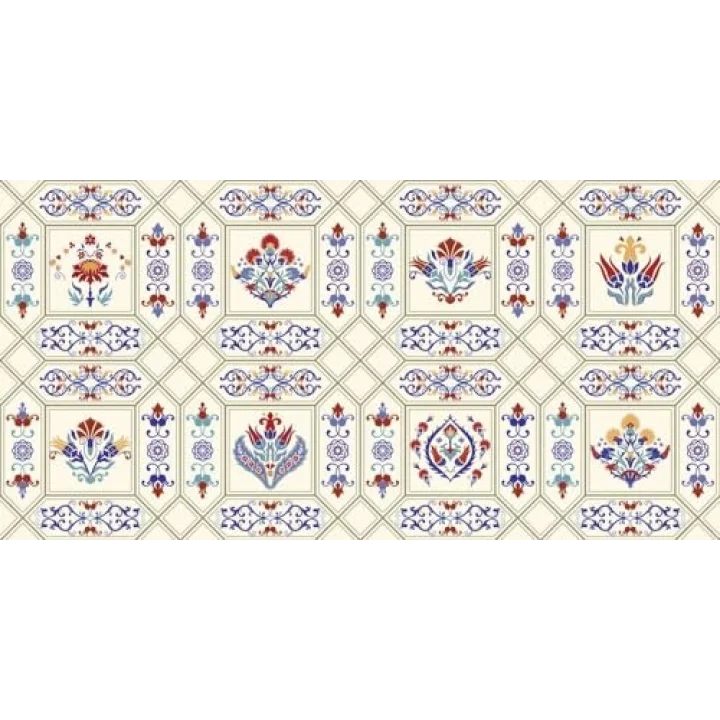 StickerArt Yer Kaplama Zemin Kaplama Folyosu 65x130 cm Turk Patchwork