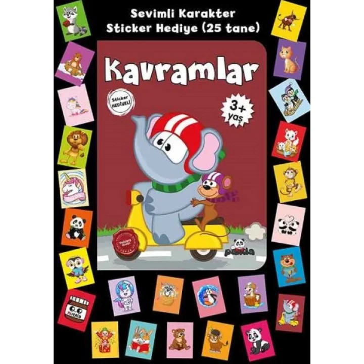 Stickerlı 3+ Yaş Kavramlar