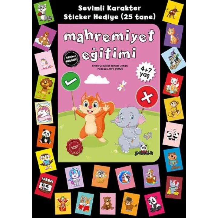 Stickerlı 4+7 Yaş Mahremiyet Eğitimi