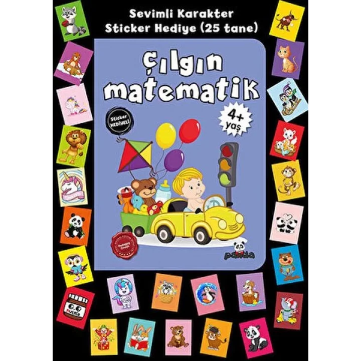 Stickerlı 4+ Yaş Çılgın Matematik