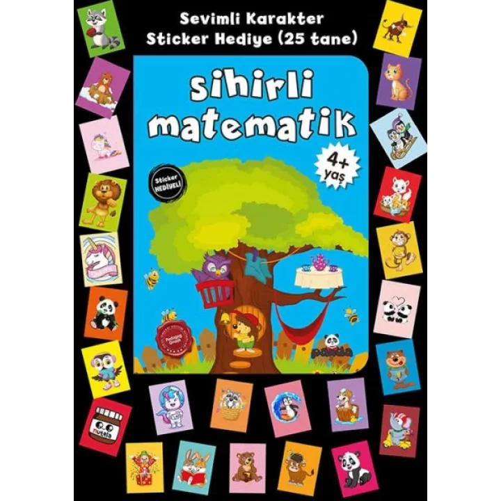 Stickerlı 4+ Yaş Sihirli Matematik