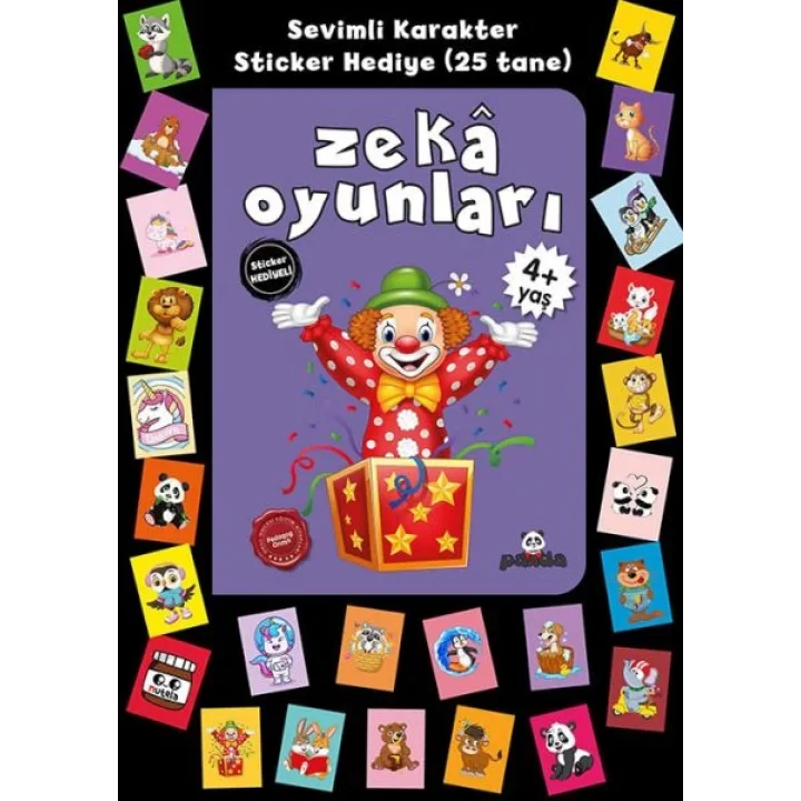 Stickerlı 4+ Yaş Zekâ Oyunları