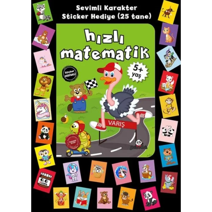 Stickerlı 5+ Yaş Hızlı Matematik