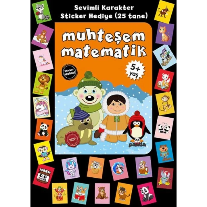 Stickerlı 5+ Yaş Muhteşem Matematik