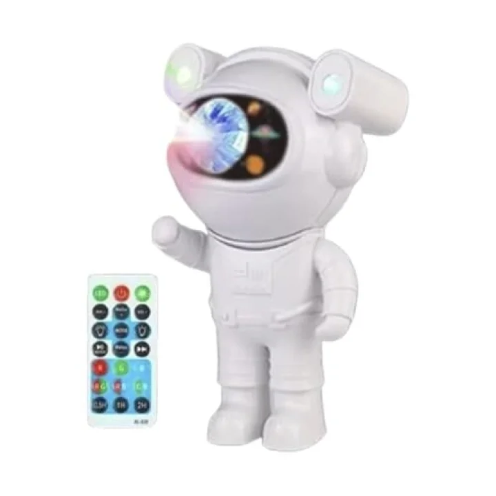 ® Stickerlı,Kumandalı ASTRONOT Model Gece Lambası