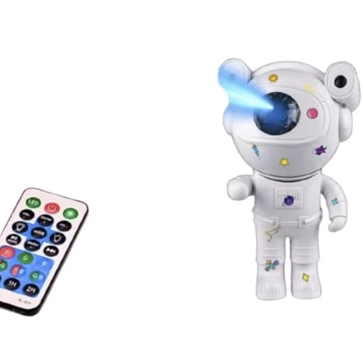 ® Stickerlı,Kumandalı ASTRONOT Model Gece Lambası