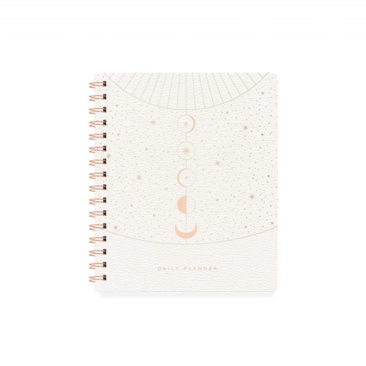 Stüdyo Tarihsiz Günlük Planlayıcı, Suni Deri Kapak, Ayın Evreleri (Moon Phase Dust), 160 Sayfa, 15,2 x 18,4 cm (877006)