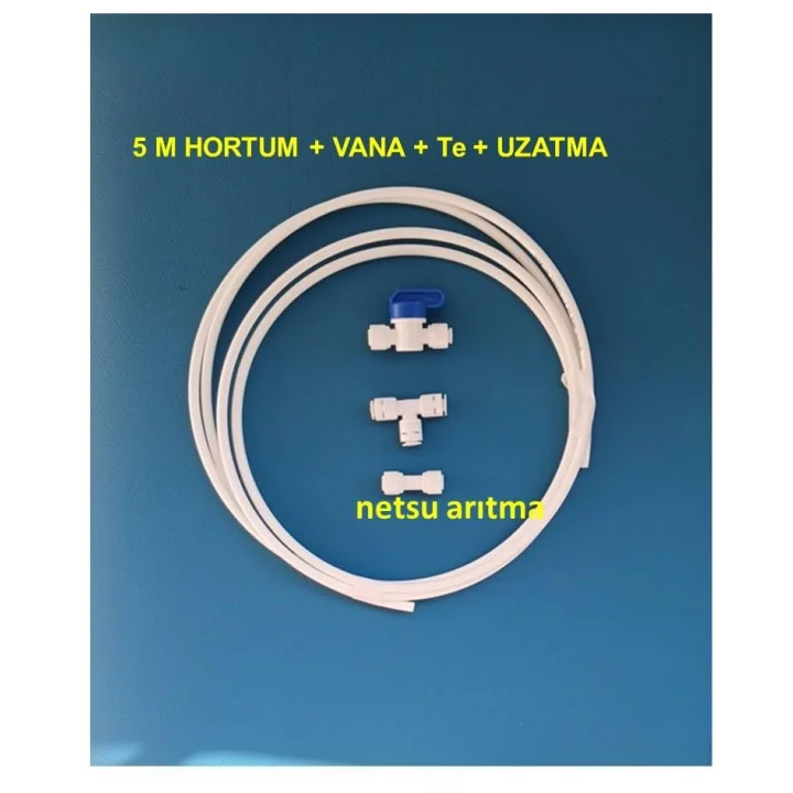Su Arıtma Hortumu 5 Metre Hortum,Ara Vana,Te,Uzatma