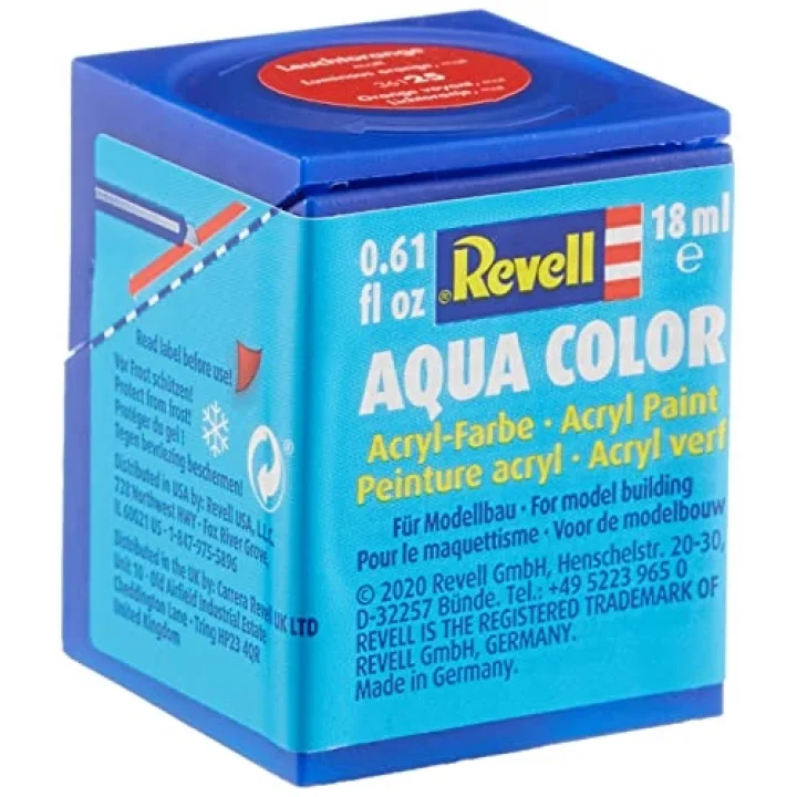 Su Bazlı Maket Boyası Berrak Turuncu Mat 18 Ml (36125)