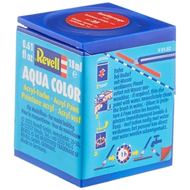 Su Bazlı Maket Boyası Berrak Turuncu Mat 18 Ml (36125)