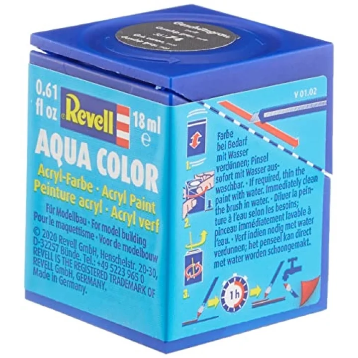 Su Bazlı Maket Boyası Kurşuni Gri Mat Usaf 18 Ml (36174)