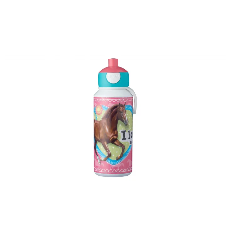Su Şişesi 400 ml, At Desenli