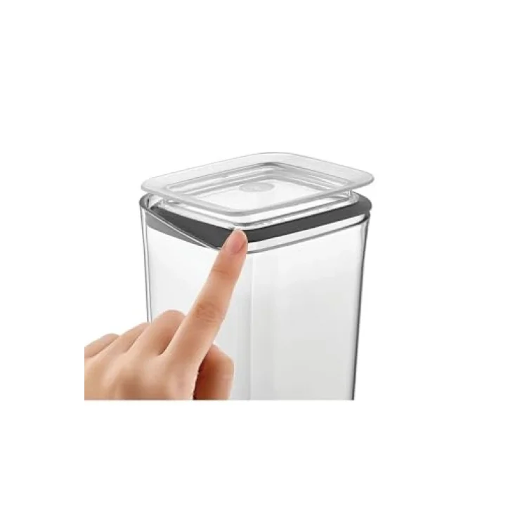 Sude Kare Saklama Kabı 3 X 2 Litre, Şeffaf