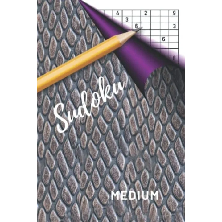 Sudoku: Paperback brain game with numbers. Playing level: MEDIUM. Fun for everyone.