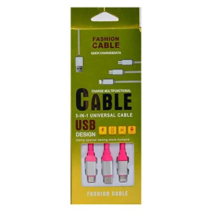 Suffie MTL 3 in 1 Usb Kablo Pembe