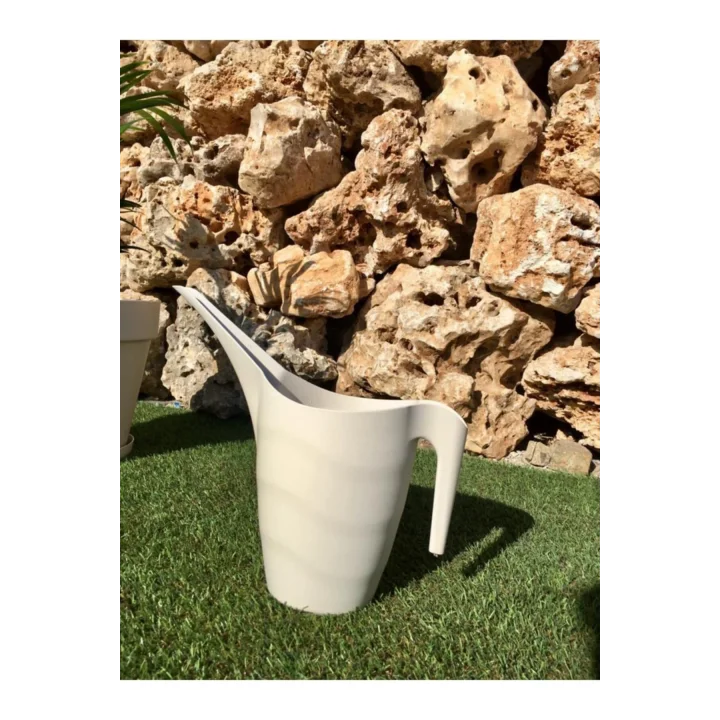 Sulama Kabı 2 Lt Krem Çiçek Bahçe Bitki