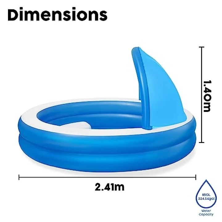 Summer Days Family Pool, 2.41m x 2.41m x 1.40m
