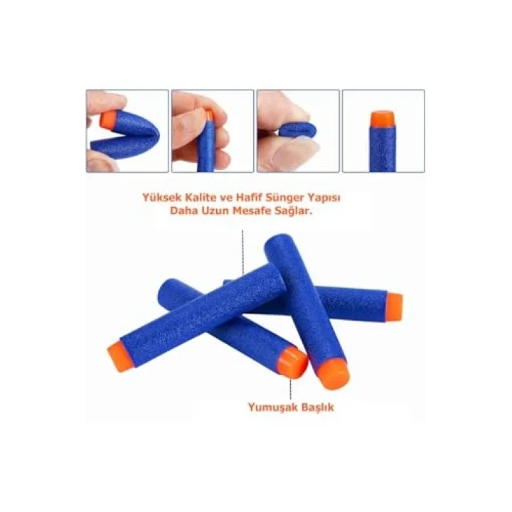 Sünger Yedek Mermi 20 Adet Nerf Soft Bullet PS103801