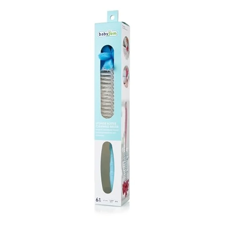 SÜNGERLİ BİBERON FIRÇASI MAVİ
